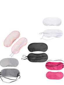 Masker Mata Tidur untuk Perjalanan, 1 buah Masker Mata, Menghalangi Cahaya, Khusus untuk Tidur, Meredakan Kelelahan Mata, Kompres Es, Kompres Panas & Dingin, Masker Mata Tidur Wanita - MultiWarna - View 5