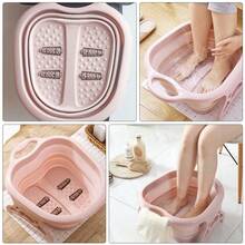 1PC Pedicure Relax Bath Massage Bucket Feet Therapy Folding Portable Foot Spa - View 11