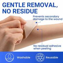 1 Roll Silicone Scar Sheets ,4cm X 150cm Silicone Scar Sheets ,Self-Adhesive Scar Cover Tape Skin Care Waterproof And Breathable - View 7
