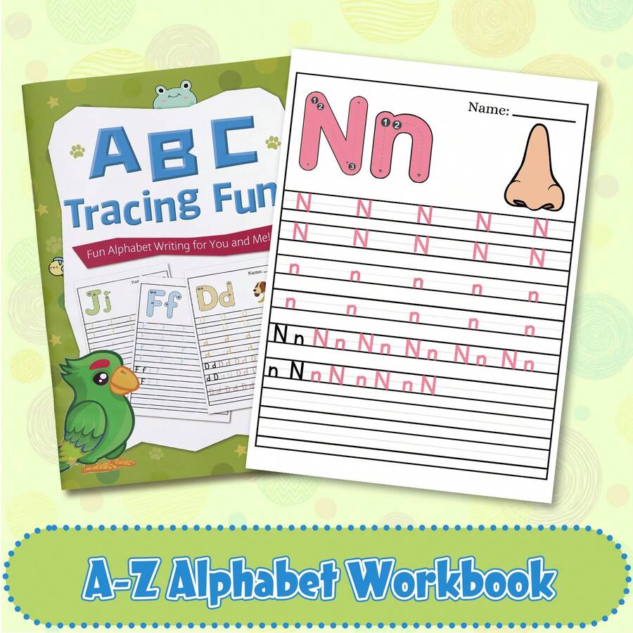English Alphabet Tracing & Handwriting Practice Notebooks, A-Z Uppercase & Lowercase Letter Writing, ABC Letter Formation, Penmanship, Writing Practice, Fine Motor Skills & Early Learning Activities - Alphabet Tracing & Handwriting - View 1
