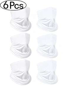 6 buah Masker Pelindung Matahari Unisex dari Sutra Es, Desain Tali Telinga yang Bernapas, Cocok untuk Bersepeda di Luar Ruangan, Mendaki, Penutup Leher - beraneka warna - View 11