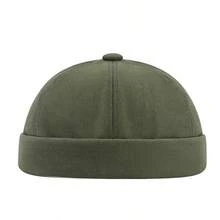 1 st herr-keps i street fashion, casual basic, enfärgad, justerbar, platt basebollkeps, lämplig för dagligt bruk - flerfärgad - Visa 5