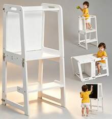 Kids Step Stools - White - View 1