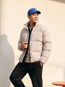 Nike Men's AS M NK TF CLUB Down JACKET Thick Down Jacket - Short IB2976-211 - Mauve Purple - View 2