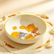 TOM AND JERRY. 1個官方正版超可愛陶瓷方碗，加厚防燙調料碟，耐用不褪色釉下彩，零食/沾醬多用途碗 - 彩色 - 查看 18