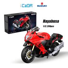 Mainan Sepeda Motor Balok Bangunan CaDA & Suzuki - Hayabusa Katana 1:20 Model Sepeda Motor Super Berlisensi Resmi, Dengan Detail Realistis dan Dudukan Pajangan - MultiWarna - View 1