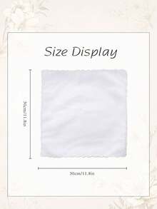 Personalized Wedding Handkerchief, Customized Wedding Date Handkerchief, Gift For Bride And Bridesmaids, Handkerchief - Multicolor - View 9