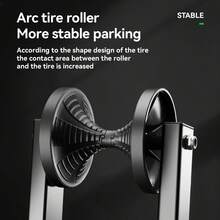 ROCKBROS 1PC Bike Stand Parking Rack Adjustable Foldable Floor Rack 24-27.5" Wheels Road Bikes/24-27.5 Inch Mountain Bikes - Black - View 3