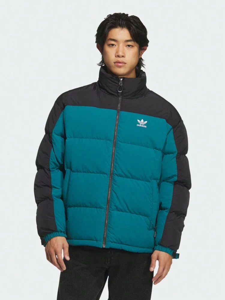 Adidas Originals Men's REGEN JKT Down Jacket Thick Down Jacket - Short KS6082 - Blue - View 1
