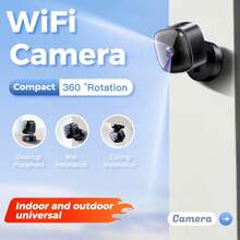 Mini Wireless WiFi Hidden Spy Camera, Nanny Cam, Smart Home Pet/Baby Monitor, Indoor/Outdoor Universal, 1080P, Remote Portable, Phone App Room Camera - Multicolor - View 11