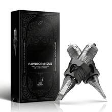 إبر وشم أورورا RL/RS إبر وشم سيليكون معقمة قابلة للتخلص منها، مناسبة لمقابض آلة الوشم - رمادي - مشاهدة 1