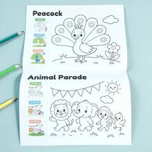 Children's Step-By-Step Drawing And Coloring Book, Farm Animals And Transportation, Thick Lines Large Patterns, Coloring Workbook, Student Early Education Fun Drawing Enlightenment Coloring Practice Book, Back To School Drawing Learning Supplies, Christmas Learning Gift - Multicolor - View 10