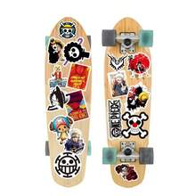 bandai 1 Set 50Pcs One Piece Cute Cartoon Stickers, Waterproof Cool Anime Decals For DIY Skateboard, Phone Case, Laptop & Motorcycle - Multicolor - View 5