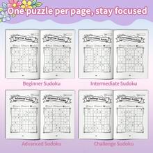 Skybound Sudoku Puzzle Notebook, Number Logic Game With Clear Grids And Answers, Trains Focus, Reasoning And Problem-Solving Skills, Suitable For Beginners To Challenging Levels - Sudoku Difficulty Level - View 8