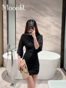 1件歐美時尚金屬裝飾迷你方盒手拿包，高端亮面金屬條手提包，女士優雅奢華晚宴包，適合正式禮服，PU皮革派對包/浪漫婚禮手拿包/舞會包/雞尾酒會包，適用於學校舞會，附金屬鍊條 - 杏色 - 查看 10