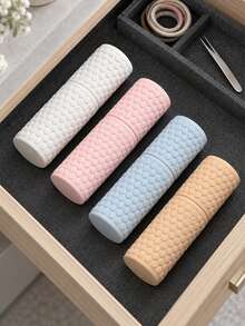 Charming Storage Box, Mini Storage Box, Perfect For Storing Cotton Swabs, Cotton Buds, Toothpicks, Ear Picks And Various Small Items, Practical And Simplified Organization, Home Desktop And Drawer Storage Organizer - Multiple Styles - View 6