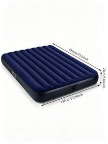 1pc Inflatable Camping Mattress, Thick Flocked PVC Pad, Honeycomb Support Structure, Durable And Portable, Space Saving, Foldable Portable Air Bed, Suitable For Camping, Tents, Temporary Home Rest And Outdoor Trips. - Multiple Specifications - View 15