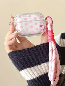 Pink Polka Dot + Pink Lanyard