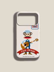 官方授權 Paul Frank 液態矽膠手機殼 全包覆防摔相機保護 卡通猴子熊兔子長頸鹿星星圖案 新款保護殼 相容 iPhone 13/14/15/16/17/18 Pro Max - 彩色 - 查看 2