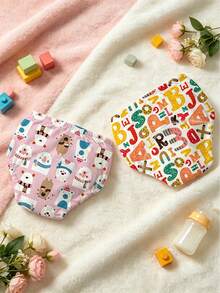 Toddler Potty Training Underwear, Multi-Layer Absorbent Liner, Breathable And Dry, Elastic Waistband, Baby Diaper-Free Washable Learning Underwear - Multicolor - View 12