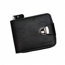 Business Men's Snap Closure Wallet, Gift Box Packaging, Large Capacity Multi-Card Slot Design, Suitable As Birthday Gift, Christmas Gift, Holiday Gift - Multicolor - View 8