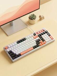 HP K110 Wired Mechanical Keyboard With Full Anti-Ghosting Technology, High-Speed Response For Gaming Operations, Comfortable High-Rebound Keycaps, Plug And Play, Universal Design For Desktops And Laptops - View 2
