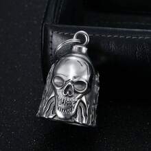 AD Angel Stainless Steel Bicycle Motorcycle Bell, Vintage Punk Riding ...