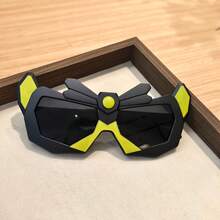 4pcs Creative Cartoon Mecha Style Costume Glasses - Robot Design, Cool & Fashionable, Suitable For Party, Gathering, Holiday Costume Props - Multicolor - View 8