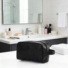 Fashion Large Capacity PU Handbag Portable Storage Bag Travel Toiletry Organizer Bag Wristlet - Style 1 - View 6
