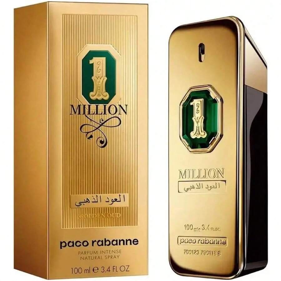 Paco Rabanne Perfume Caballero One Million Golden Oud Rabanne 100ml Volumen De La Unidad 100 Ml - Fresco - Ver 1