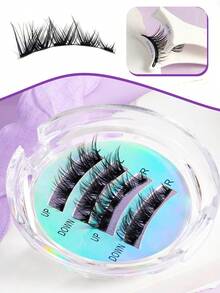 Magnetic Glue-Free Fluffy Eyelashes, Defined Layers, Voluminous Curly Lashes, Bold Makeup Look, Creates Big Eye Effect - View 7