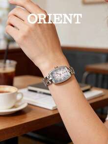 Orient Solar Powered Women's Watch, Watch Charging Model SWDAC001Z0 - Silver - View 8