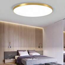 CANMEIJIA Luz de techo LED, minimalista y de moda, 220V súper delgada y de alta luminosidad, adecuada para sala de estar, dormitorio, cocina, balcón, baño y otros espacios. Disponible en 18W/30W/40W, diseño súper delgado, minimalista y elegante, altamente moderno. IQC4 - borde - Ver 1