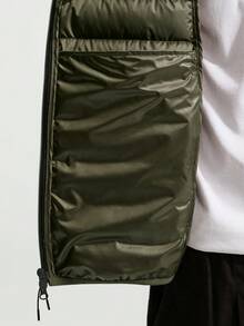Nike Men's AS M NK WR LTWT FL MCRO CHNL J Down Jacket Thin Down Jacket - Short JA0742-222 - Army Green - View 4