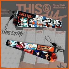 friendsheep 1pc SK2 Lanyard, K-Pop Merchandise, Mini Album THIS THAT Same Style Lanyard Pendant, Member , High-Definition Portrait Print, ID Card Holder Strap, Fan Support Collection Accessory, Halloween Gift, Perfect Gift - Multicolor - View 2