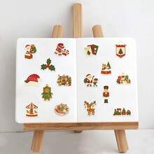 50PCS Retro Christmas Graffiti Stickers Decoration Luggage Phone Guitar Cup Scrapbook Waterproof Stickers Classic Kid Toys - Multicolor - View 10