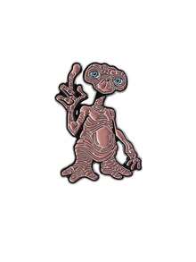 ET Alien Funny Enamel Brooch, Classic Movie Theme Metal Badge, Humorous Gesture Design Pin, Suitable For Backpacks And Clothing, Movie Fan Collectible Accessory - Multicolor - View 13