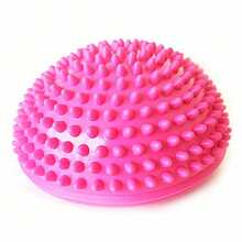 1pc Multi-Color (Random) Textured Half-Dome Exercise Balls - PVC, Soft And Durable, Ideal For Muscle Relaxation, Fitness Training And Balance Exercises, Balance Training Equipment | Colorful Exercise Gear | Pvc Construction, Exercise Additions - Multicolor - View 8