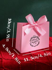 10pcs Christmas Gift Boxes, Christmas Gift Decoration Boxes, Christmas Decor Gift Boxes, Christmas Party Supplies Gift Boxes, Christmas And Valentine's Day - View 4