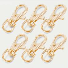 5/10/20/30/50/100pcs Integrated Lobster Claw Swivel Snap Hook Keychain Clip Rotating Spring Hook Lobster Clasp Small Metal Swivel Key Chain Clip Hook Hardware For Keychain Making DIY Crafts Lanyard Making Pet Collar (35mm) - Keychain - View 14