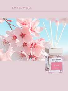 موزع عطر منزلي من القصب، موزع زيت عطري طويل الأمد، مناسب لغرفة النوم والحمام والسيارة، مزيل الروائح ومنعش الهواء، ديكور زجاجي، روائح متعددة متاحة - 1PC - مشاهدة 11
