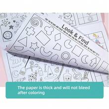 32-Page Treasure Hunt Coloring Activity Book, Hidden Picture Puzzle Training Focus And Observation Skills, Fine Motor And Writing Practice, Christmas And Easter Gift - Multicolor - View 7