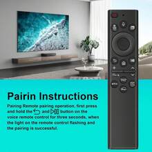 Solar Charging BN59-01385A Voice Remote Replacement For Samssung Smart TVs DIY Accessory - View 3