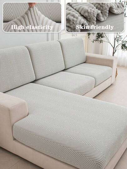 1 pezzo Coprisedile per divano in jacquard elastico, Copridivano moderno anti-sporco, Universale per soggiorno, camera da letto, esterno, Protezione dalle macchie degli animali domestici, Adatto per tutte le stagioni, Divano a L, poltrona singola e divano da 1-4 posti, Lavabile in lavatrice
