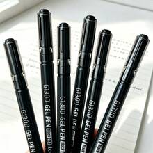 Languo 12/6/3pcs Black/Red Ink Gel Pens, Ballpoint Pens, ST High Precision Tip (0.5mm), Handwriting Gel Pens, Perfect For Vibrant Colorful Writing And Sketching, Smooth Writing, For Drawing, Highlighting, Note-Taking, Manual Making, Office Use - Multicolor - View 11