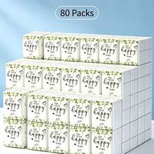 3-Ply Soft Thick Pocket Tissues, 7 Pieces Per Pack, Compact And Portable, Suitable For Weddings, Travel, Commuting, Daily Use - A - View 14