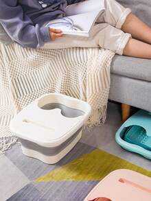 Thickened Insulated Portable Foot Bath Basin For Home Use, Can Soak Above Calf, Suitable For Health Massage - A - View 6
