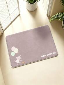SANJIANGDI 1 buah Keset Dapur Kelinci Kecil Ungu Taro Wangi, Bahan Kasmir Imitasi 0,6mm, Lembut dan Dapat Dicuci dengan Mesin, Cocok untuk Dapur, Lorong, Kamar Mandi, Ruang Tamu, Pintu Masuk Luar Ruangan, dan Toilet, Dapat Digunakan Sepanjang Tahun dan Dapat Disesuaikan dengan Berbagai Kesempatan. - MultiWarna - View 1
