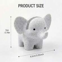 3D Printed Elephant Glasses Holder | Nap Companion, Marble Pattern Animal Glasses Storage Rack | Cute Home Office Desktop Organizer, Fun Glasses Display Stand, Creative Christmas And Birthday Gift, Suitable For Men And Women Colleagues - Multicolor - View 5