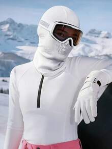 Autumn/Winter Warm Cycling & Skiing Face Mask, Breathable Anti-Fog Windproof Cold-Resistant, Motorcycle Neck & Face Protection - Multicolor - View 2